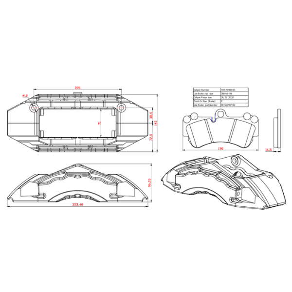 Front BBK- Big 8-piston (20