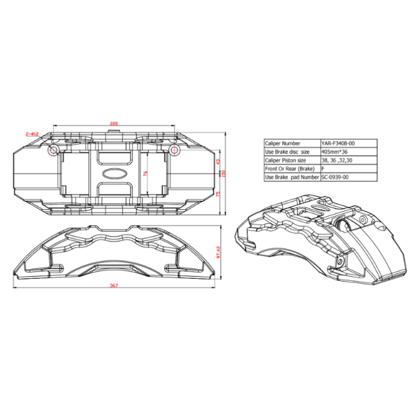 Front BBK- Big 8-piston (20